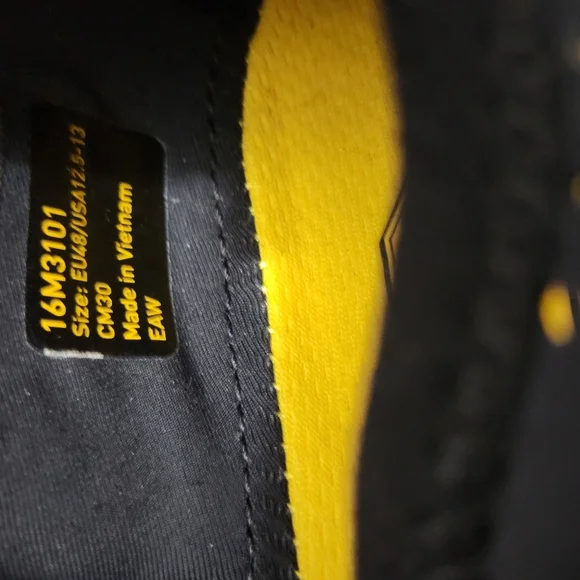 Vibram FiveFingers Men’s Barefoot Minimalist Training Shoes Black Yellow Size 12 - Picture 8 of 9